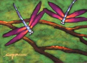 Wasabi Dragonflies VI   12x16